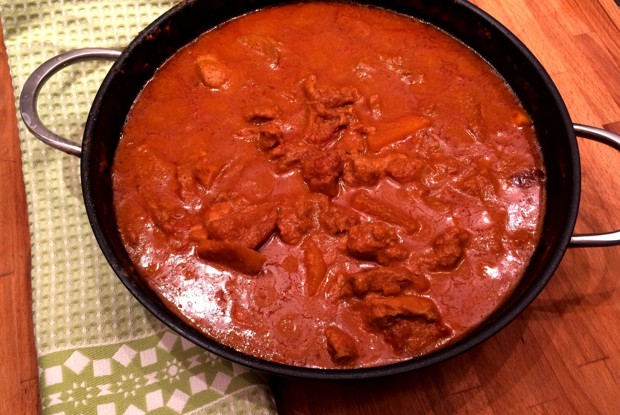 Тикка карри с курицей и бататом