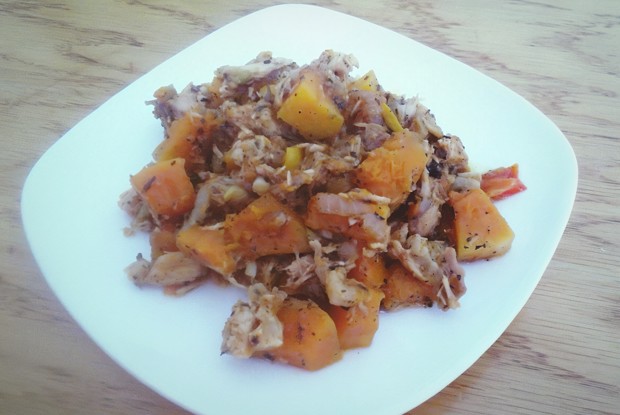 Тыква с индейкой