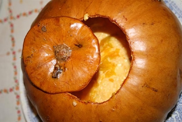 Тыква, запеченная с сыром