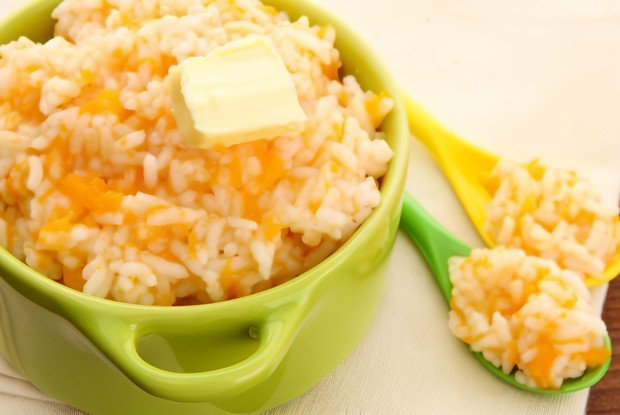 Тыквенная каша с рисом и орехами