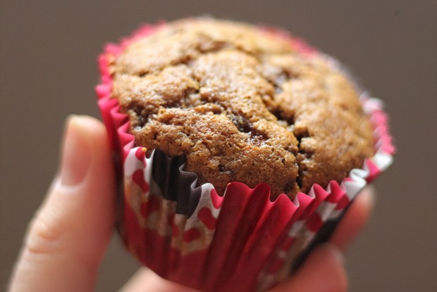 Тыквенные маффины с карамелью