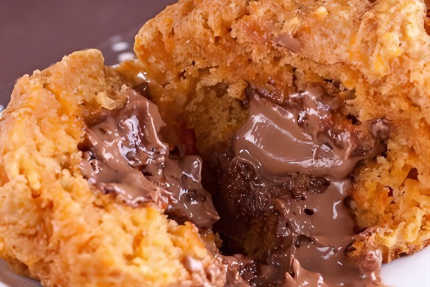 Тыквенные маффины с шоколадом