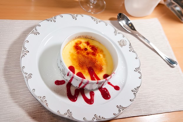 Тыквенный молочный пудинг