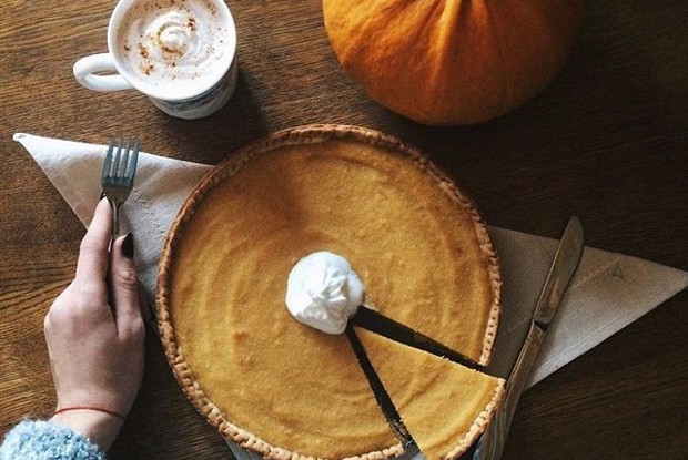 Тыквенный пирог с крошкой печенья «Юбилейное»