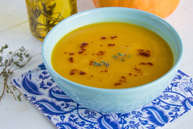 Тыквенный суп-пюре с паприкой и тимьяном
