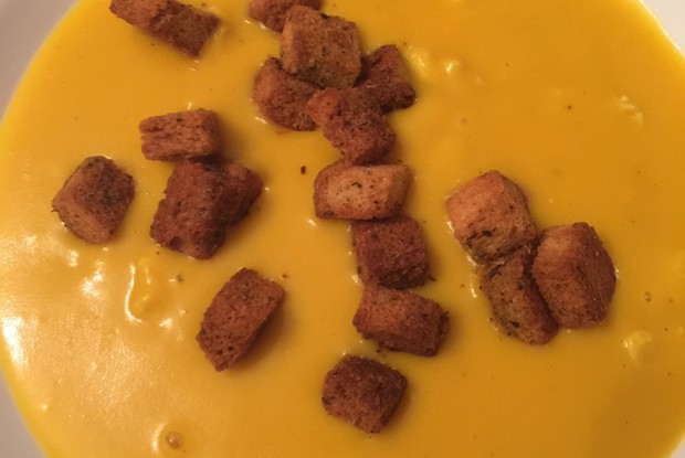 Тыквенный суп по-нормандски