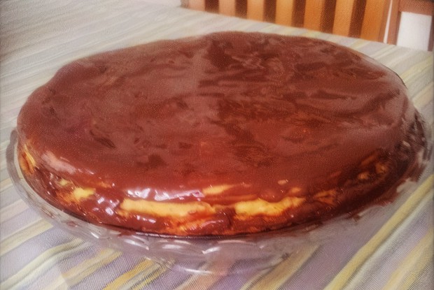 Тыквенно-йогуртовый пирог с сухофруктами