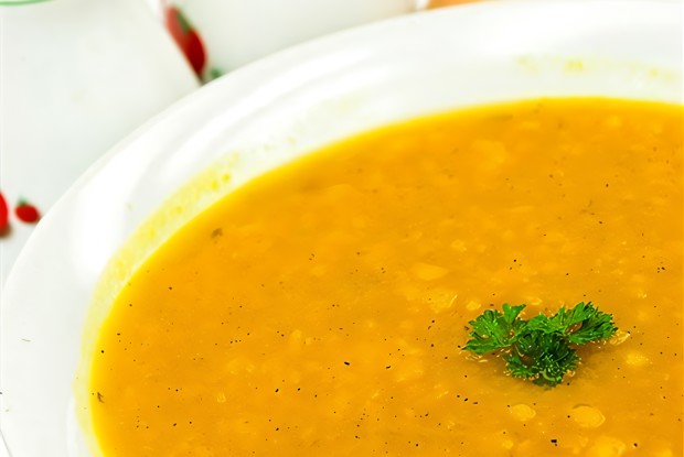 Тыквенно-картофельный суп со сливками