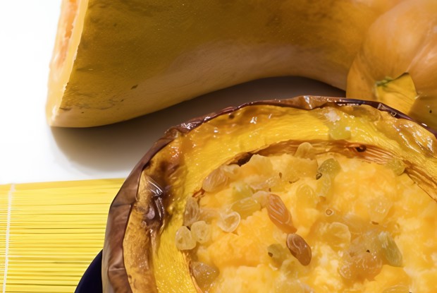 Тыквенно-рисовый пудинг