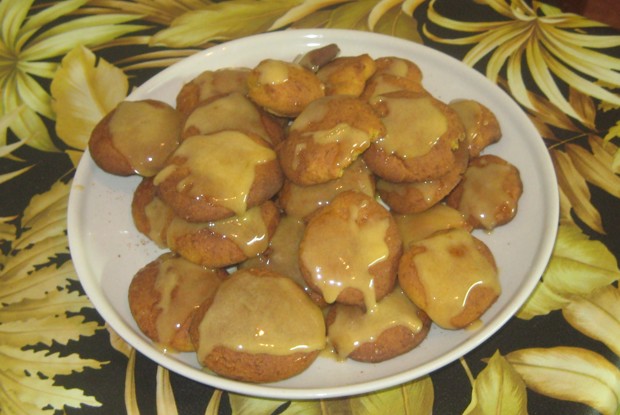 Тыквенное песочное печенье