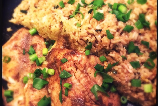 Тиляпия в пяти специях и соевом соусе