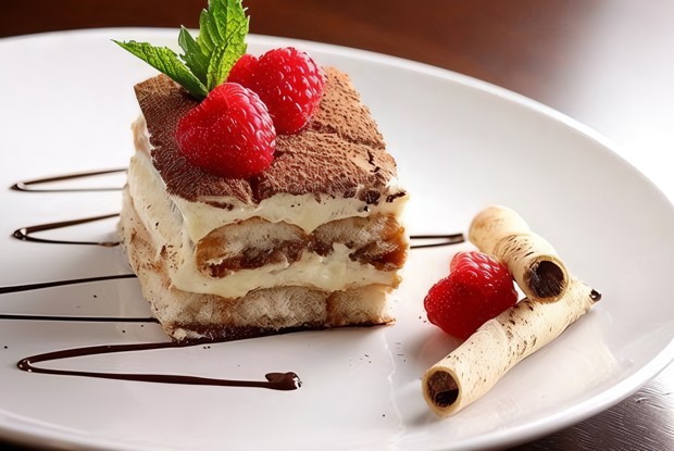 Тирамису с какао-порошком