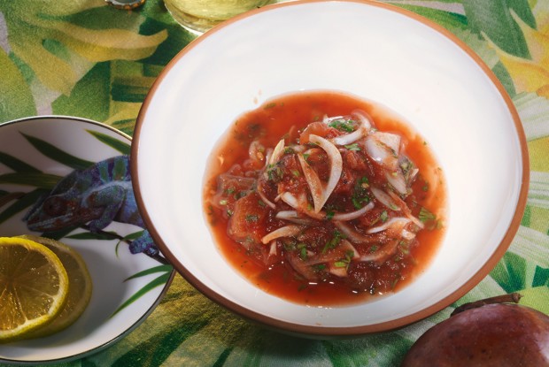 Томатный винегрет