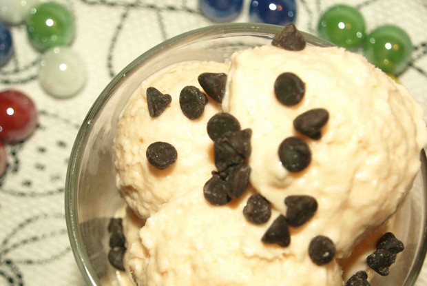 Томатное мороженое с шоколадом