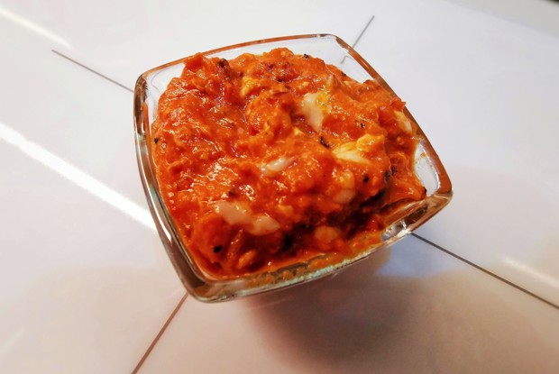 Томатно-горчичный соус с луком