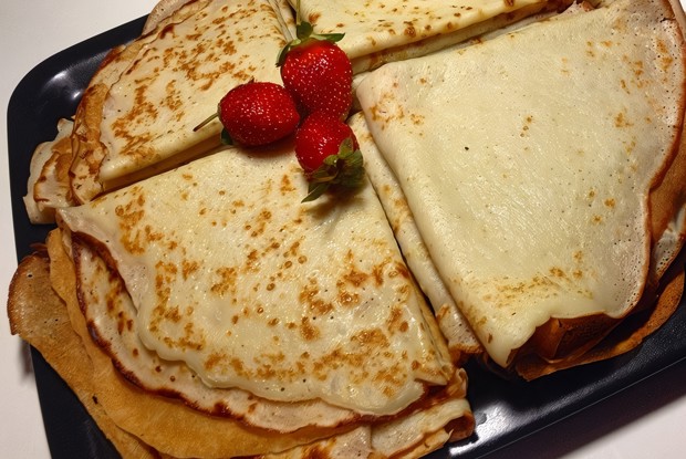 Тонкие блинчики на молоке