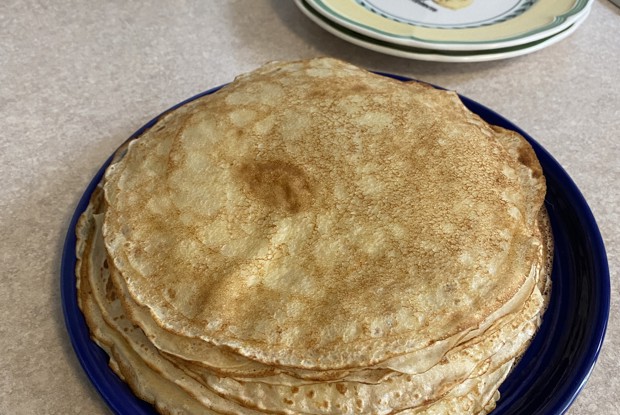 Тонкие блины на кефире