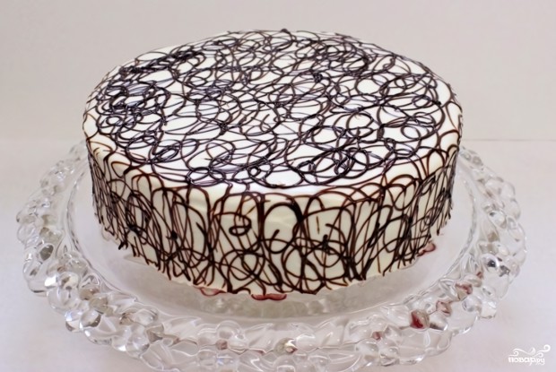 Торт «Дамские пальчики» со сгущенным молоком