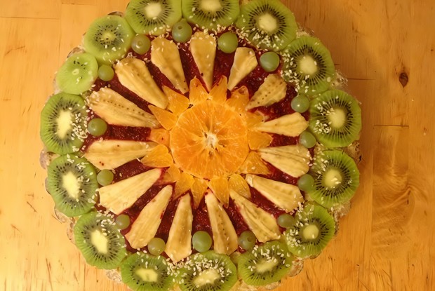 Торт фруктово-ореховый