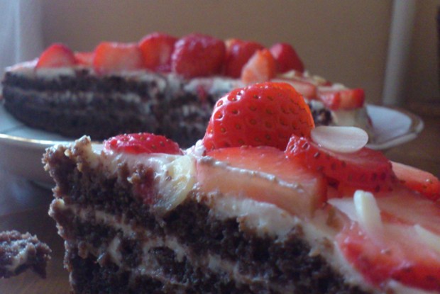 Торт из черемухи