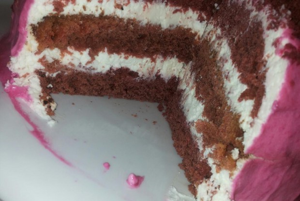 Торт «Красный бархат» с сырным кремом