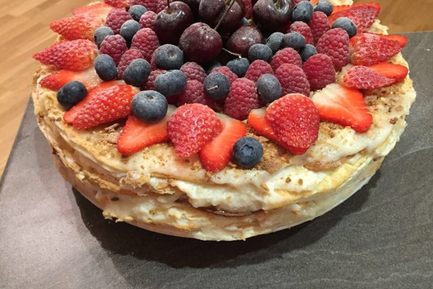 Торт «Наполеон» с заварным кремом