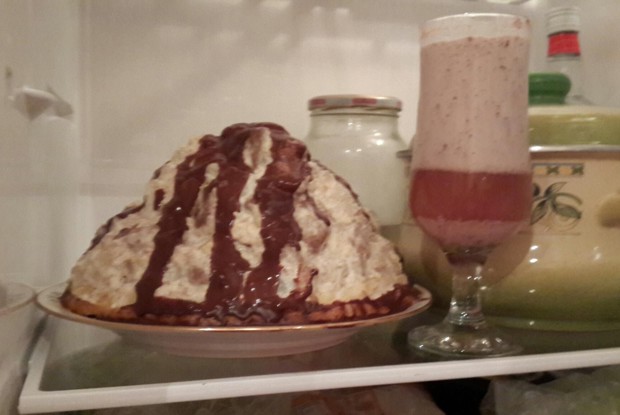 Торт «Панчо» с фруктами и орехами