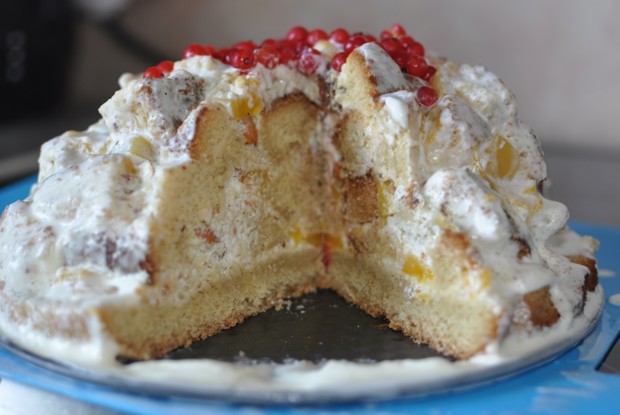 Торт «Панчо» с миндалем и ананасами