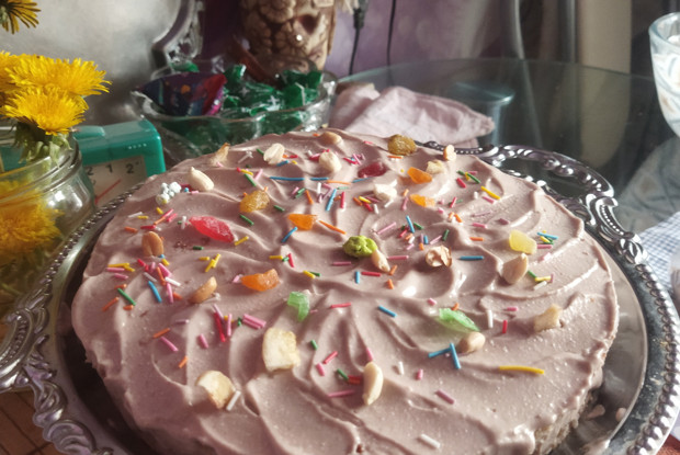 Торт с кремом