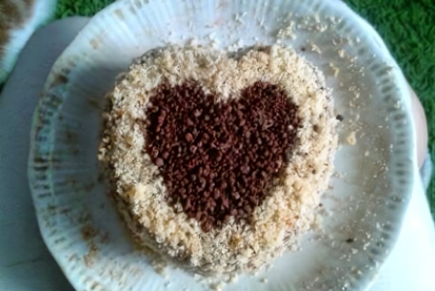 Торт с шоколадно-сливочным кремом