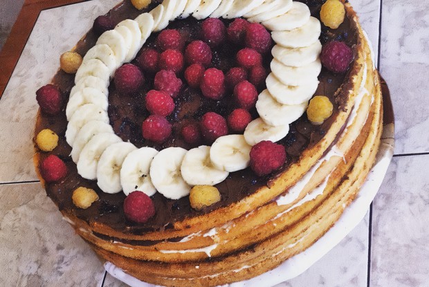 Торт со сгущенкой