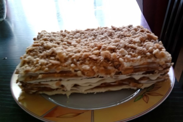 Торт вафельный