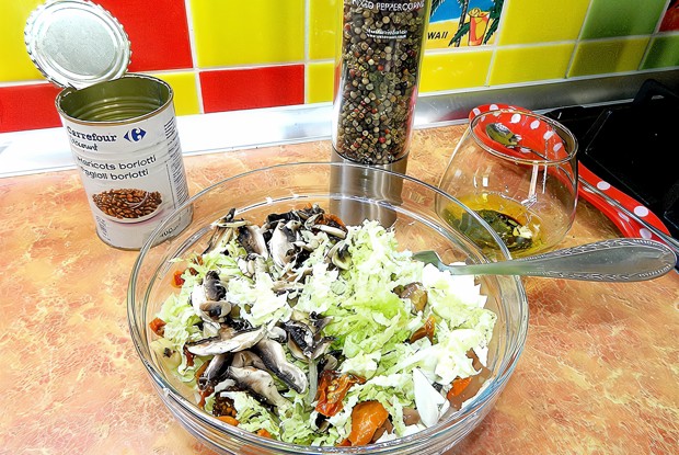 Тосканский деревенский салат