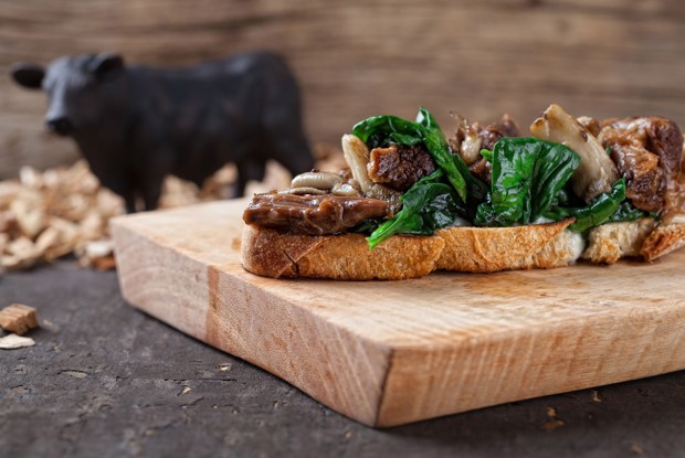 Тост с бычьими хвостами