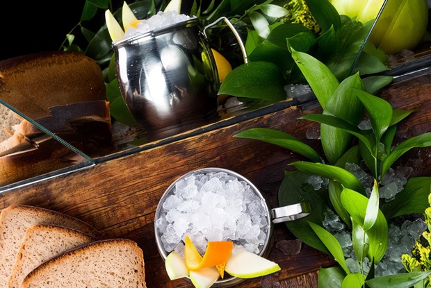 Травяной смэш с квасом