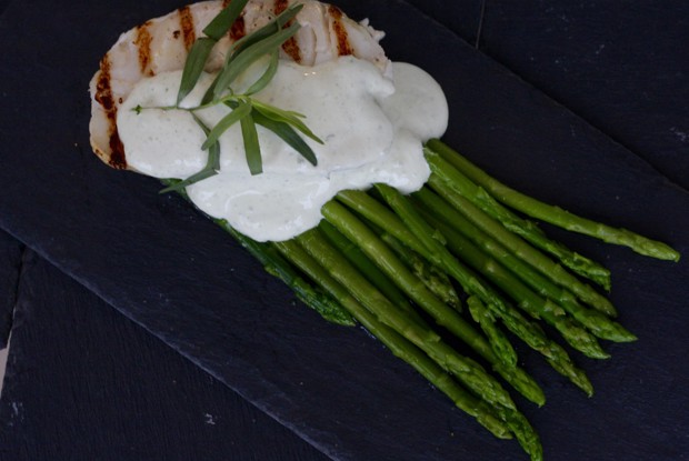 Треска с эстрагоном и сливочным соусом