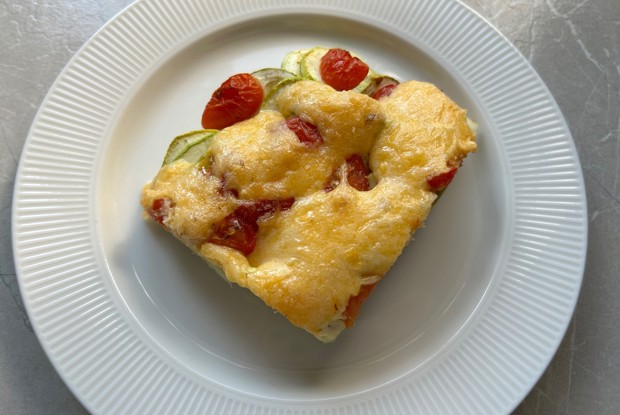 Треска с кабачками