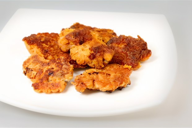 Треска с тертым картофелем