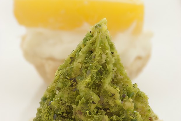 Трюфельное печенье с фисташками