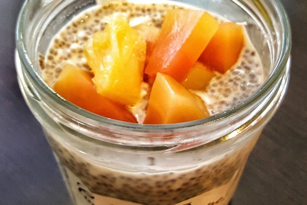 Тропический чиа-пудинг