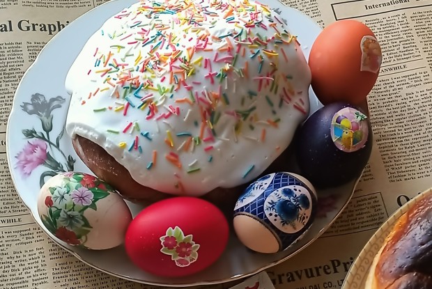 Тройной королевский кулич