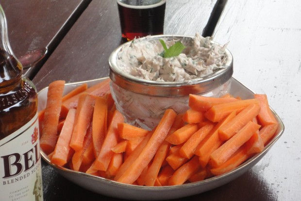 Тунец со сливочным сыром и мятой