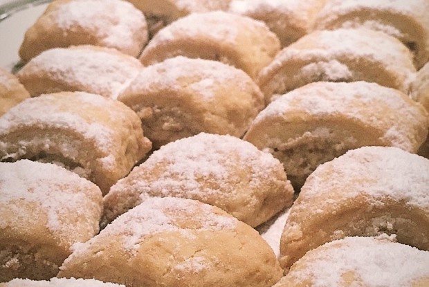 Турецкое печенье с тахини и грецкими орехами