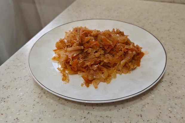 Тушеная капуста с паприкой