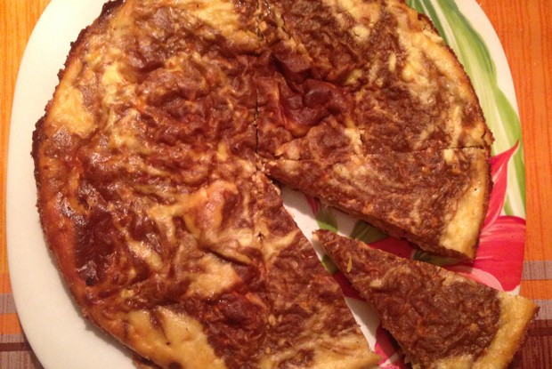 Творожная лимонно-кофейная запеканка