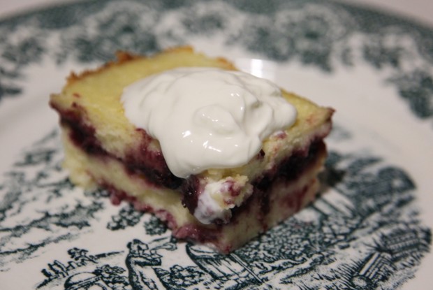 Творожная запеканка с джемом