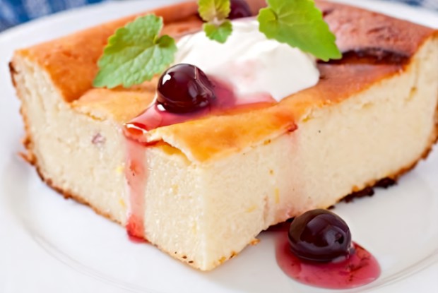 Творожная запеканка с медом