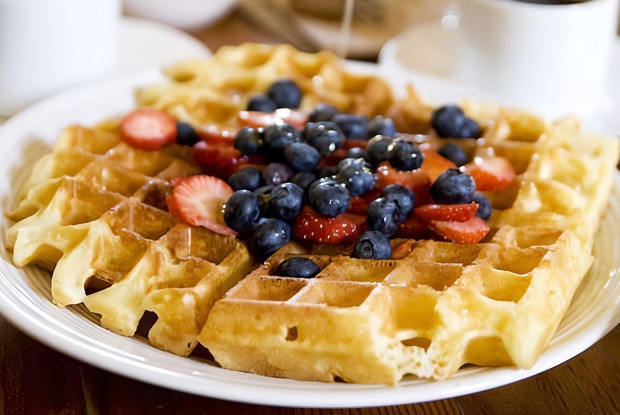 Творожные венские вафли с отрубями