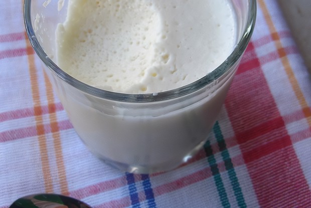 Творожный пористый десерт