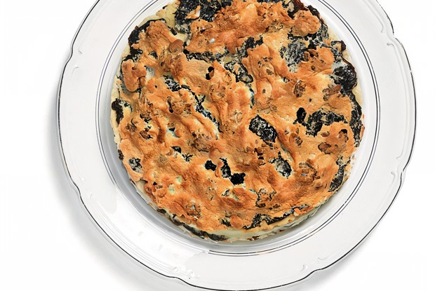 Творожный торт с черносливом